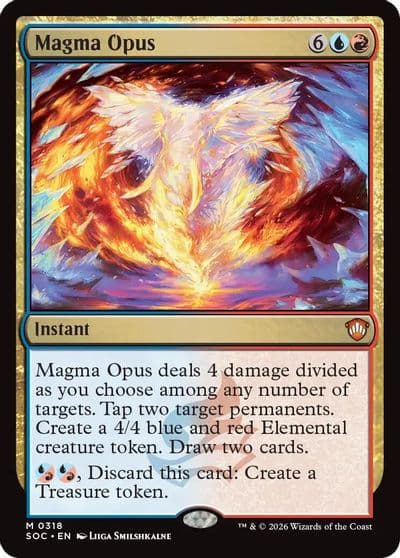 Magma Opus Commander: Secrets of Strixhaven Magic card