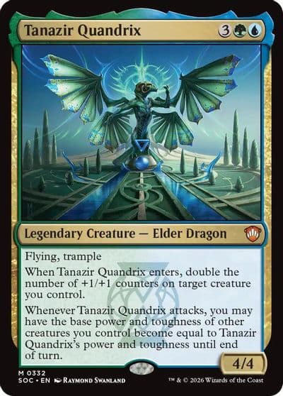 Tanazir Quandrix Commander: Secrets of Strixhaven Magic card
