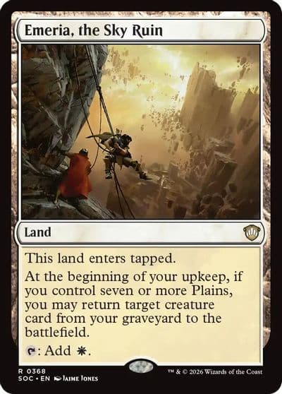 Emeria the Sky Ruin Commander: Secrets of Strixhaven Magic card