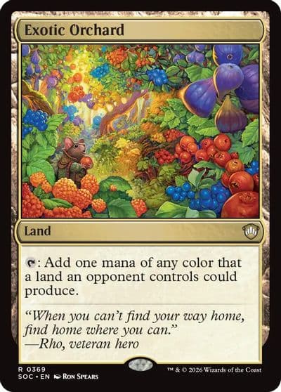 Exotic Orchard Commander: Secrets of Strixhaven Magic card