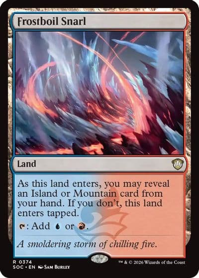 Frostboil Snarl Commander: Secrets of Strixhaven Magic card