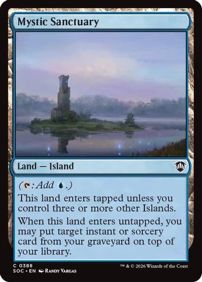 Mystic Sanctuary Commander: Secrets of Strixhaven Magic card