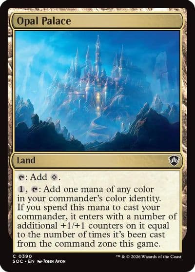 Opal Palace Commander: Secrets of Strixhaven Magic card
