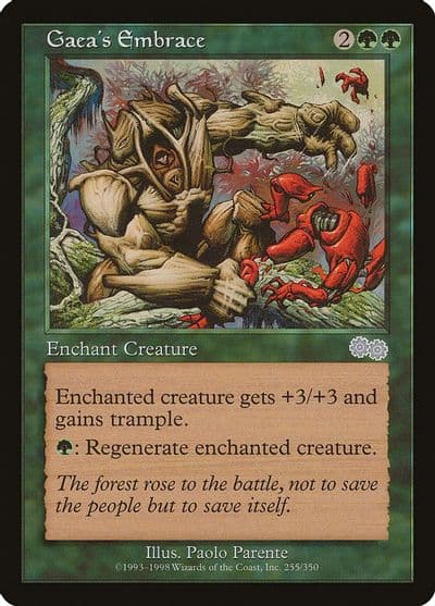 Gaeas Embrace Urza's Saga Magic card