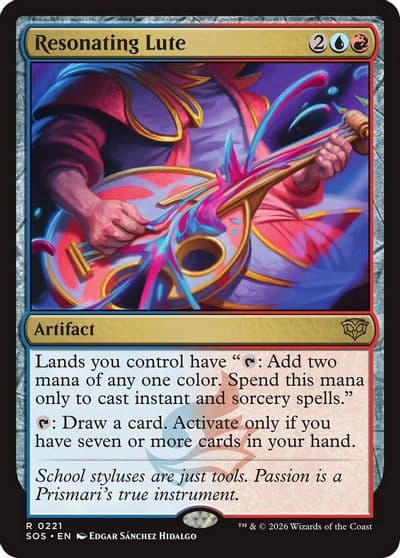 Resonating Lute Secrets of Strixhaven Magic card