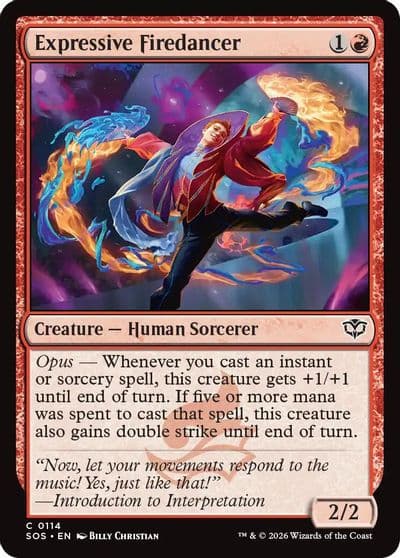 Expressive Firedancer Secrets of Strixhaven Magic card