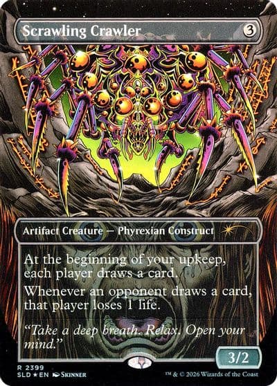 Scrawling Crawler Secret Lair Drop Series Magic card