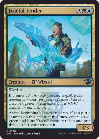 Fractal Tender Secrets of Strixhaven Magic card