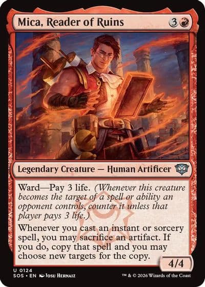 Mica Reader of Ruins Secrets of Strixhaven Magic card