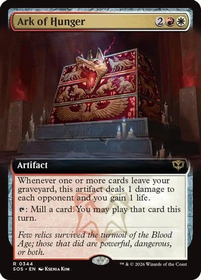 Ark of Hunger Extended Art Secrets of Strixhaven Magic card