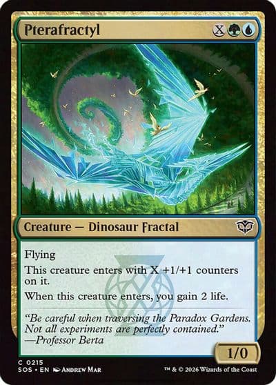 Pterafractyl Secrets of Strixhaven Magic card