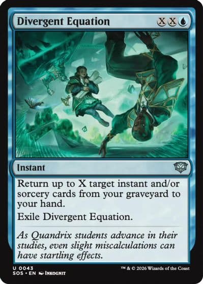 Divergent Equation Secrets of Strixhaven Magic card