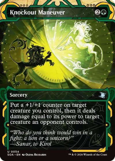 Knockout Maneuver Secrets of Strixhaven: Mystical Archive Magic card
