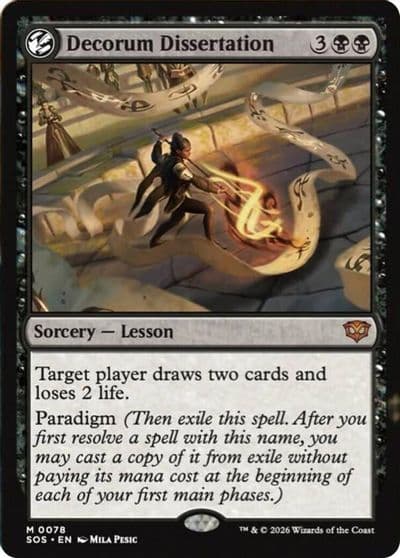 Decorum Dissertation Secrets of Strixhaven Magic card