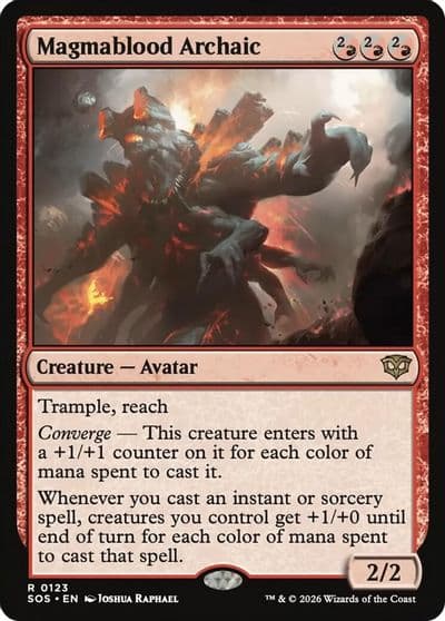 Magmablood Archaic Secrets of Strixhaven Magic card