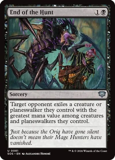 End of the Hunt Secrets of Strixhaven Magic card