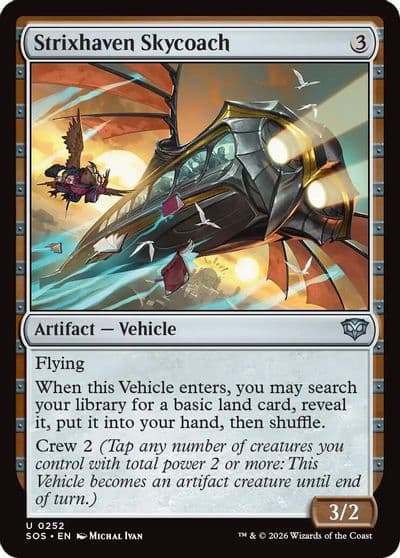 Strixhaven Skycoach Secrets of Strixhaven Magic card