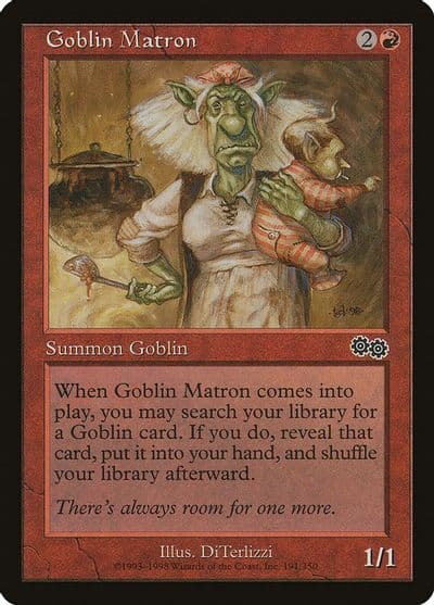 Goblin Matron Urza's Saga Magic card