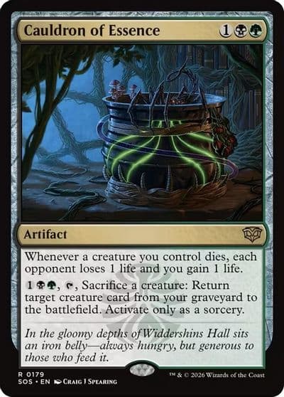 Cauldron of Essence Secrets of Strixhaven Magic card