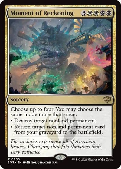 Moment of Reckoning Secrets of Strixhaven Magic card