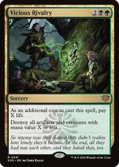 Vicious Rivalry Secrets of Strixhaven Magic card