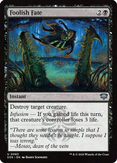Foolish Fate Secrets of Strixhaven Magic card