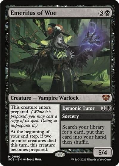 Emeritus of Woe Secrets of Strixhaven Magic card
