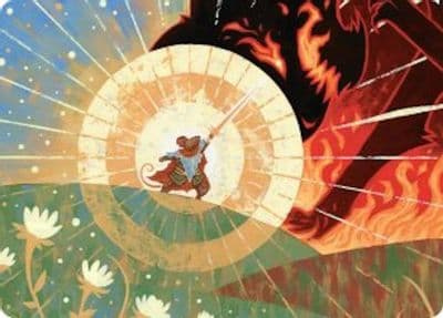 Repel Calamity Art Card Art Series: Secrets of Strixhaven Magic card