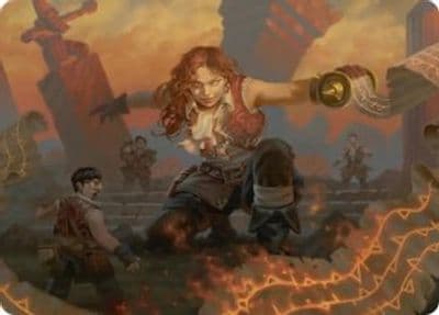 Zealous Lorecaster Art Card Art Series: Secrets of Strixhaven Magic card