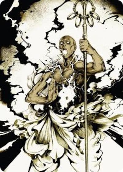 Burst Lightning Art Card Art Series: Secrets of Strixhaven Magic card