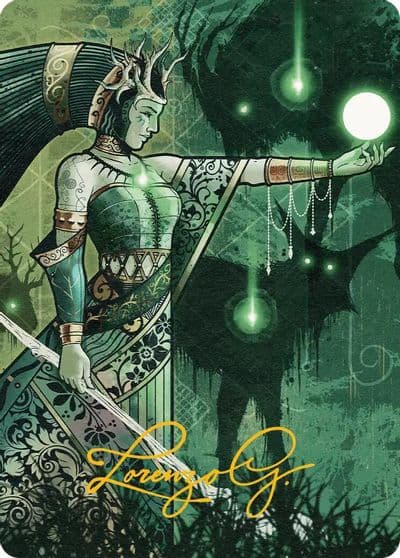 Shamanic Revelation Art Card Gold Stamped Signature Art Series: Secrets of Strixhaven Magic card