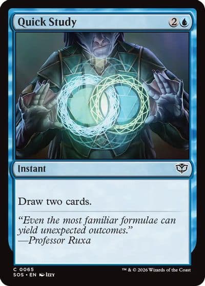 Quick Study Secrets of Strixhaven Magic card