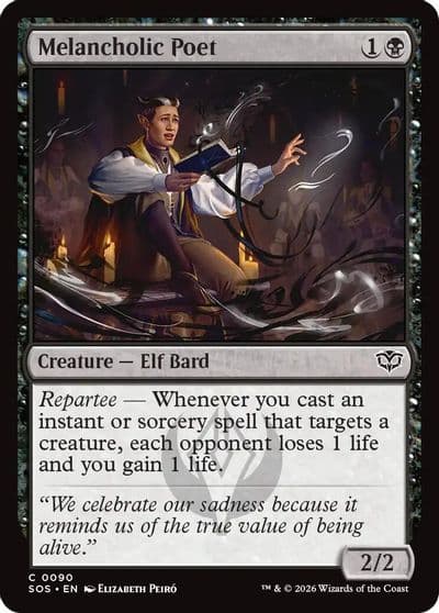 Melancholic Poet Secrets of Strixhaven Magic card
