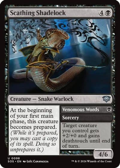 Scathing Shadelock Secrets of Strixhaven Magic card