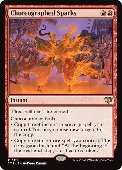 Choreographed Sparks Secrets of Strixhaven Magic card