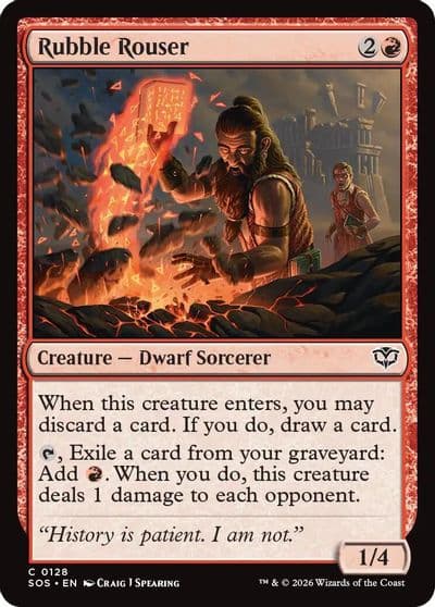 Rubble Rouser Secrets of Strixhaven Magic card