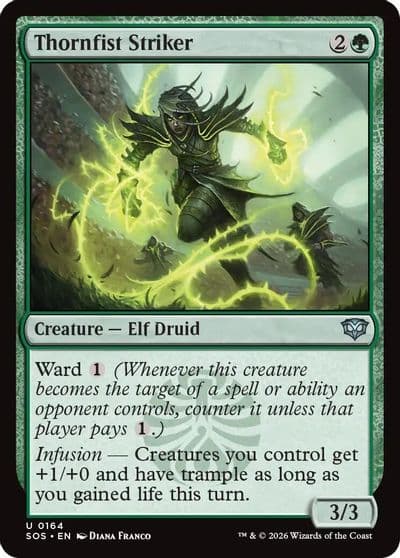 Thornfist Striker Secrets of Strixhaven Magic card