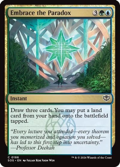 Embrace the Paradox Secrets of Strixhaven Magic card