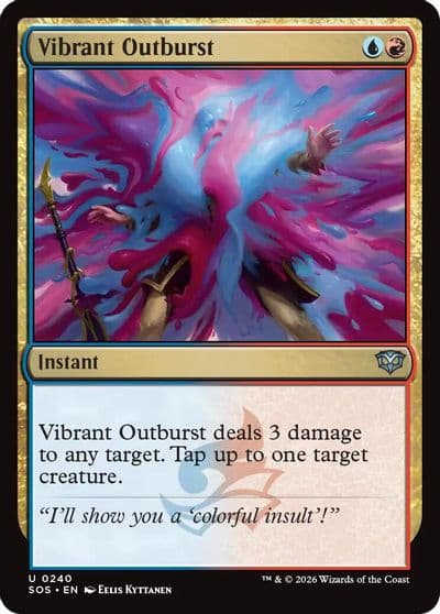 Vibrant Outburst Secrets of Strixhaven Magic card