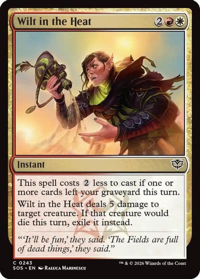 Wilt in the Heat Secrets of Strixhaven Magic card