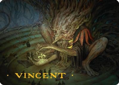 Old Growth Educator Art Card Gold Stamped Signature Art Series: Secrets of Strixhaven Magic card