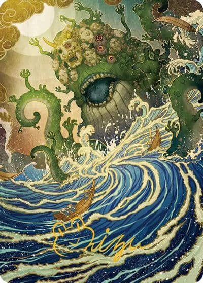Bring to Light Art Card Gold Stamped Signature Art Series: Secrets of Strixhaven Magic card