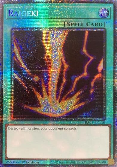 Raigeki Starlight Rare Rarity Collection 5 Yu-Gi-Oh! card
