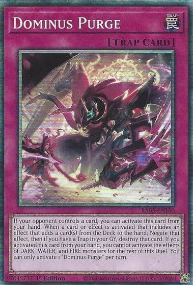 Dominus Purge Collectors Rare Rarity Collection 5 Yu-Gi-Oh! card