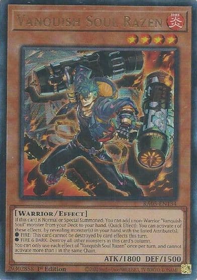 Vanquish Soul Razen Ultimate Rare Rarity Collection 5 Yu-Gi-Oh! card