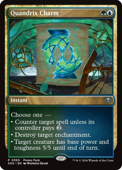 Quandrix Charm Promo Pack: Secrets of Strixhaven Magic card
