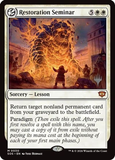 Restoration Seminar Promo Pack: Secrets of Strixhaven Magic card