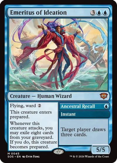 Emeritus of Ideation Promo Pack: Secrets of Strixhaven Magic card