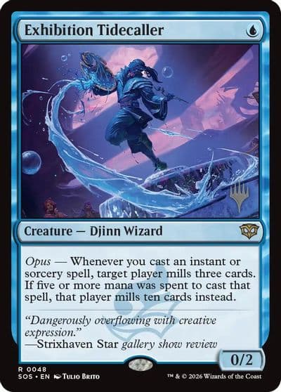 Exhibition Tidecaller Promo Pack: Secrets of Strixhaven Magic card