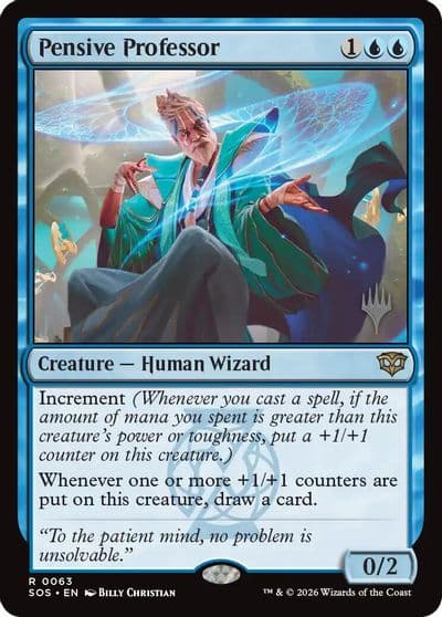 Pensive Professor Promo Pack: Secrets of Strixhaven Magic card